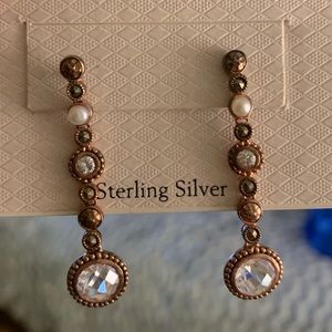 Judith Jack 925 Sterling Silver Earrings